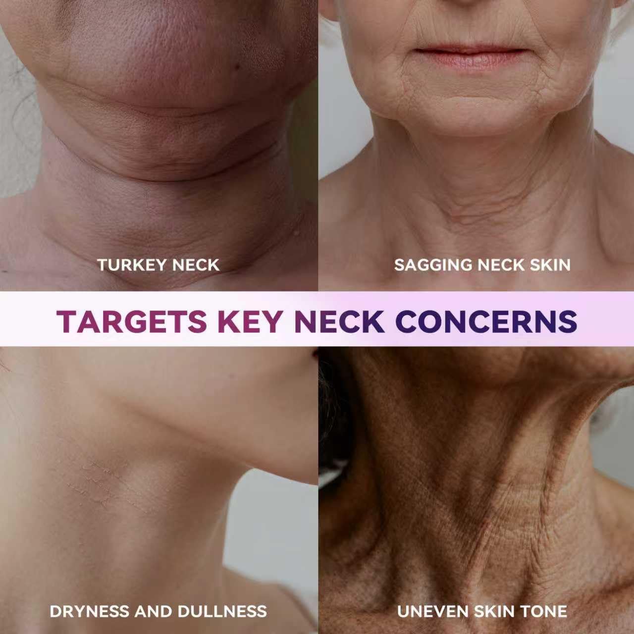 Close up of the Goosure anti-aging neck cream applicator