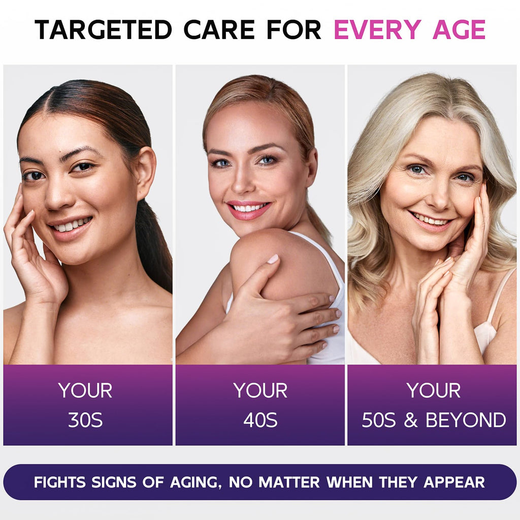 Textured swatch of moisturizing anti aging cream formula