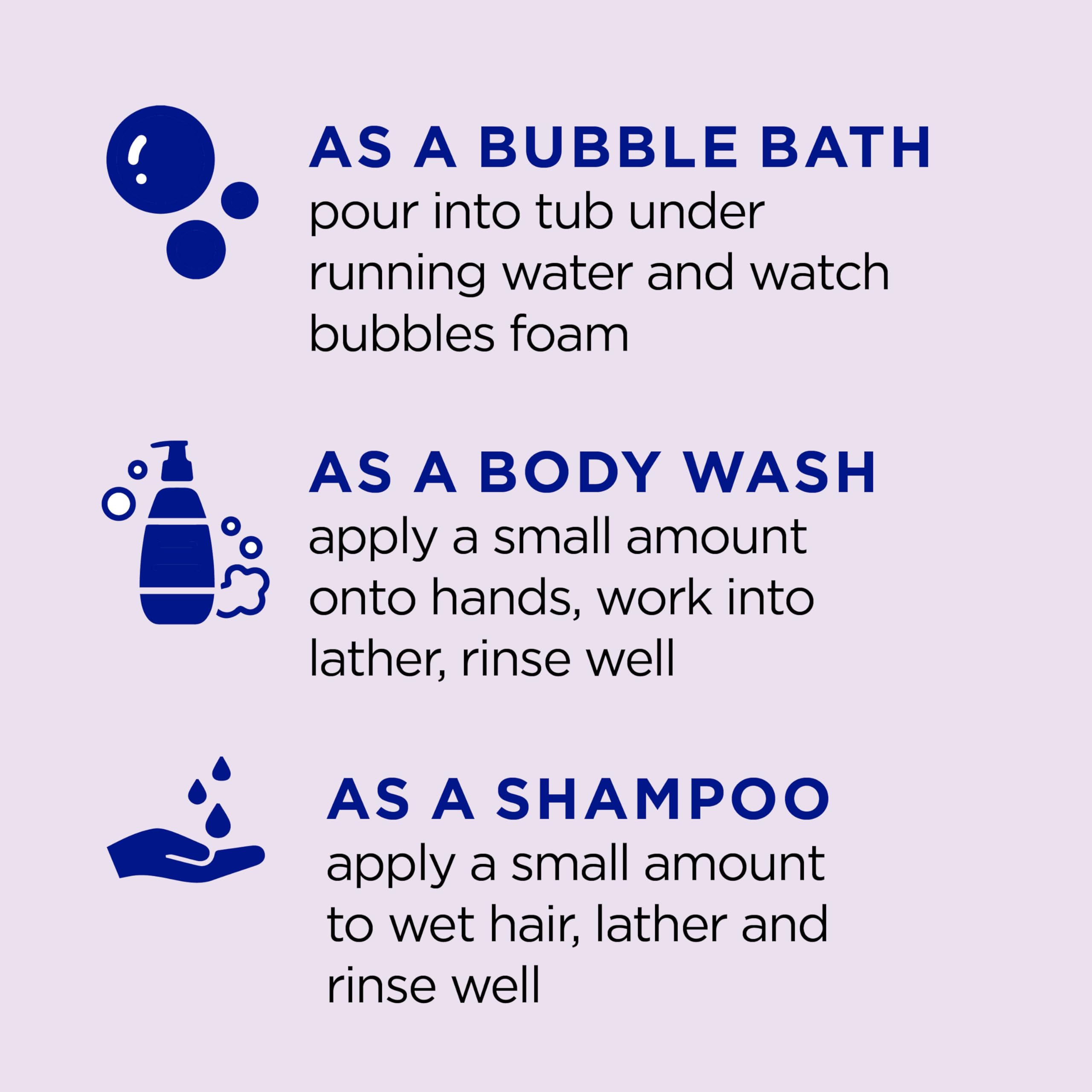 Authentic USA imported Dr Teal's kids sleep bath liquid volume closeup