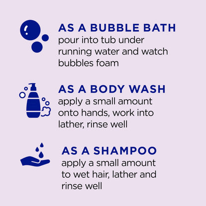 Authentic USA imported Dr Teal's kids sleep bath liquid volume closeup