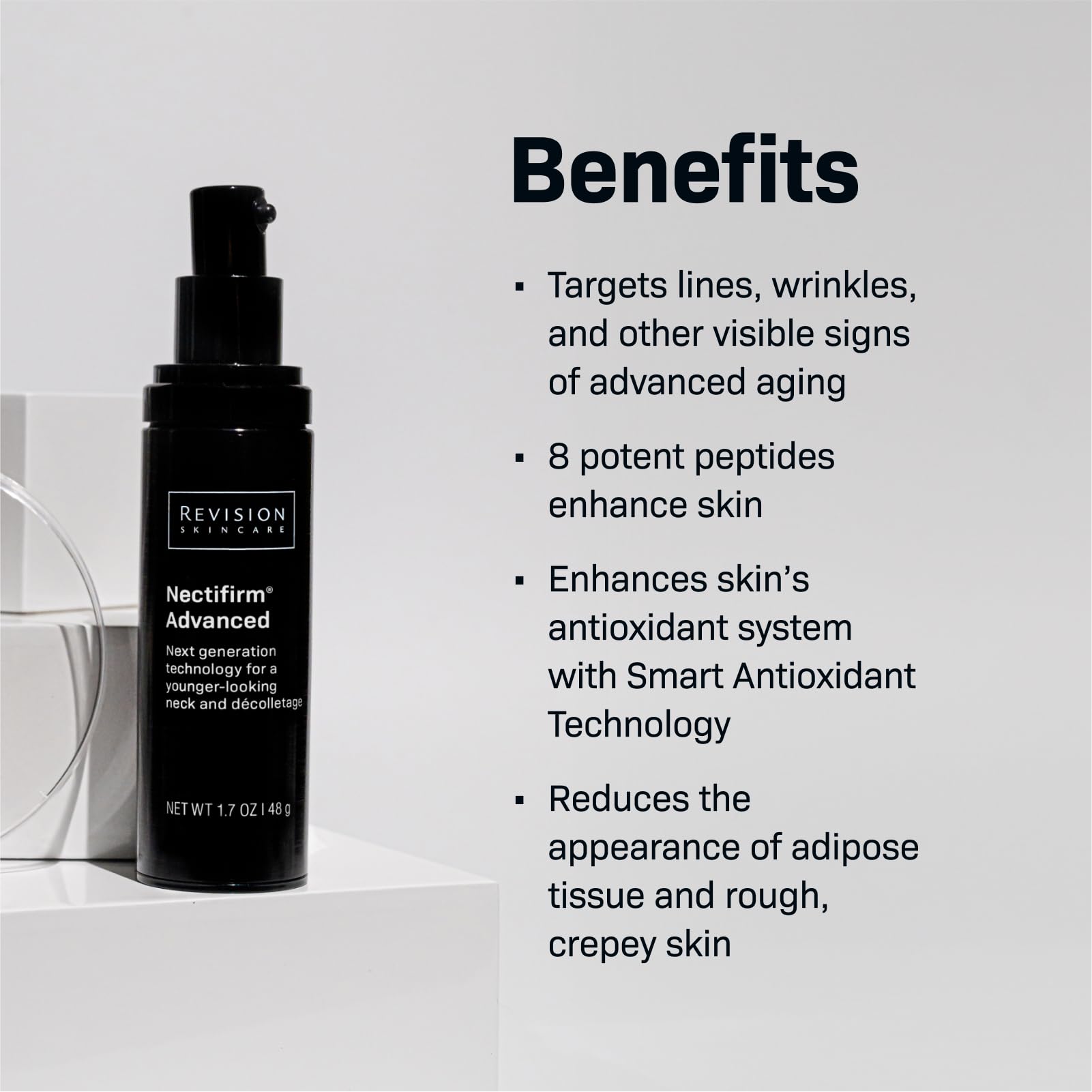 Revision Skincare Nectifirm Advanced 1.7 ounce anti-aging cream packaging