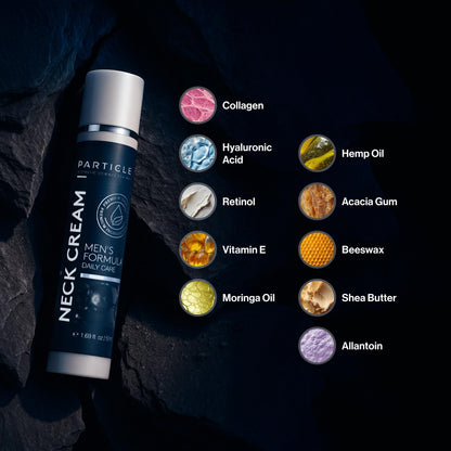Particle neck firming cream applicator detail