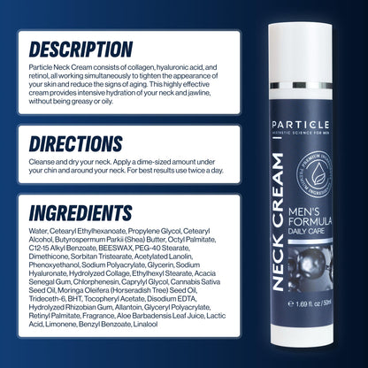 Texture shot of Particle anti aging neck cream