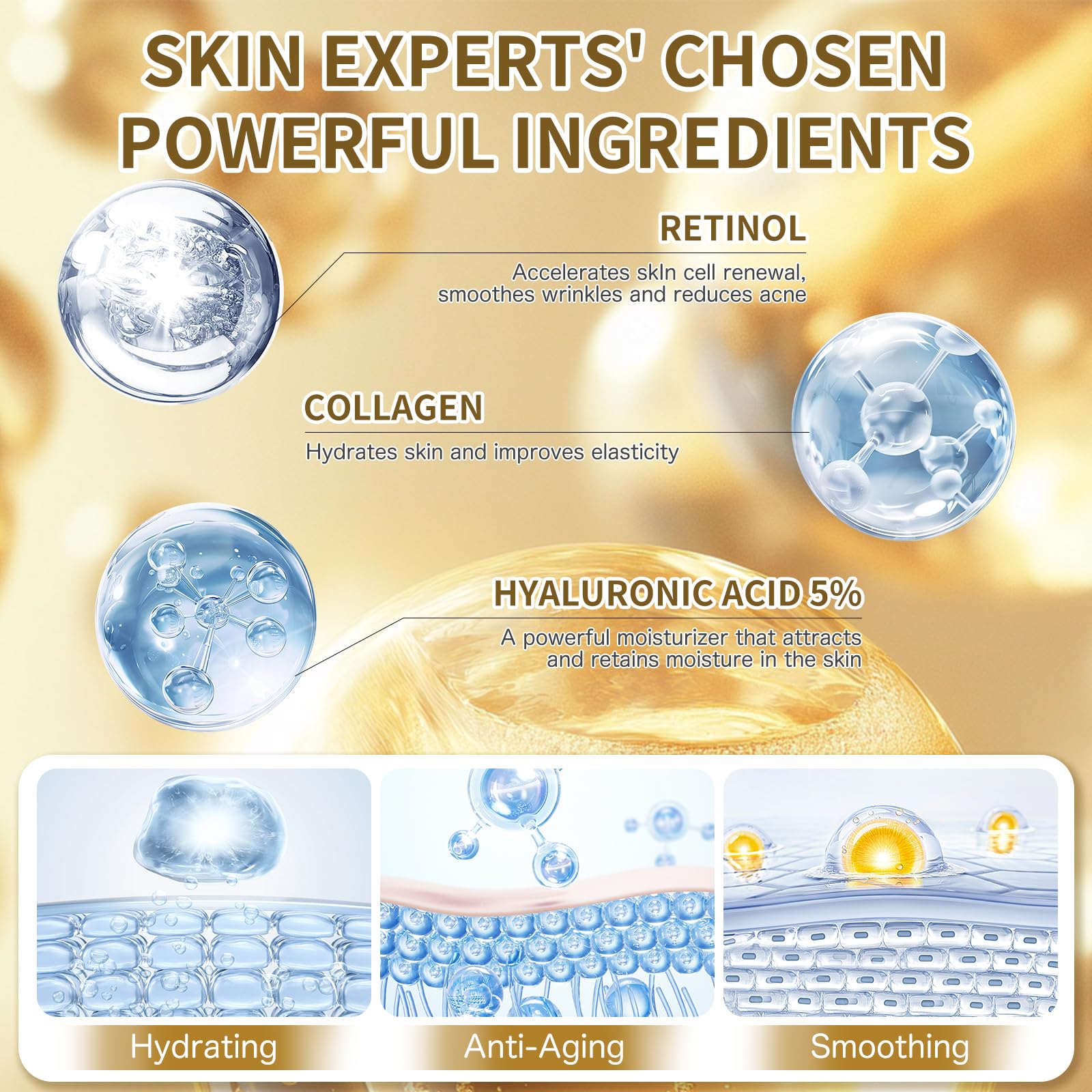 Authentic Muocobu USA imported anti aging cream packaging texture view