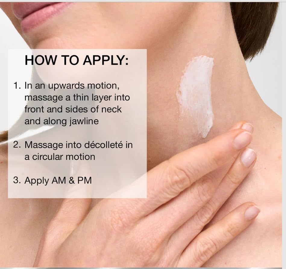 Close up of StriVectin neck cream jar packaging