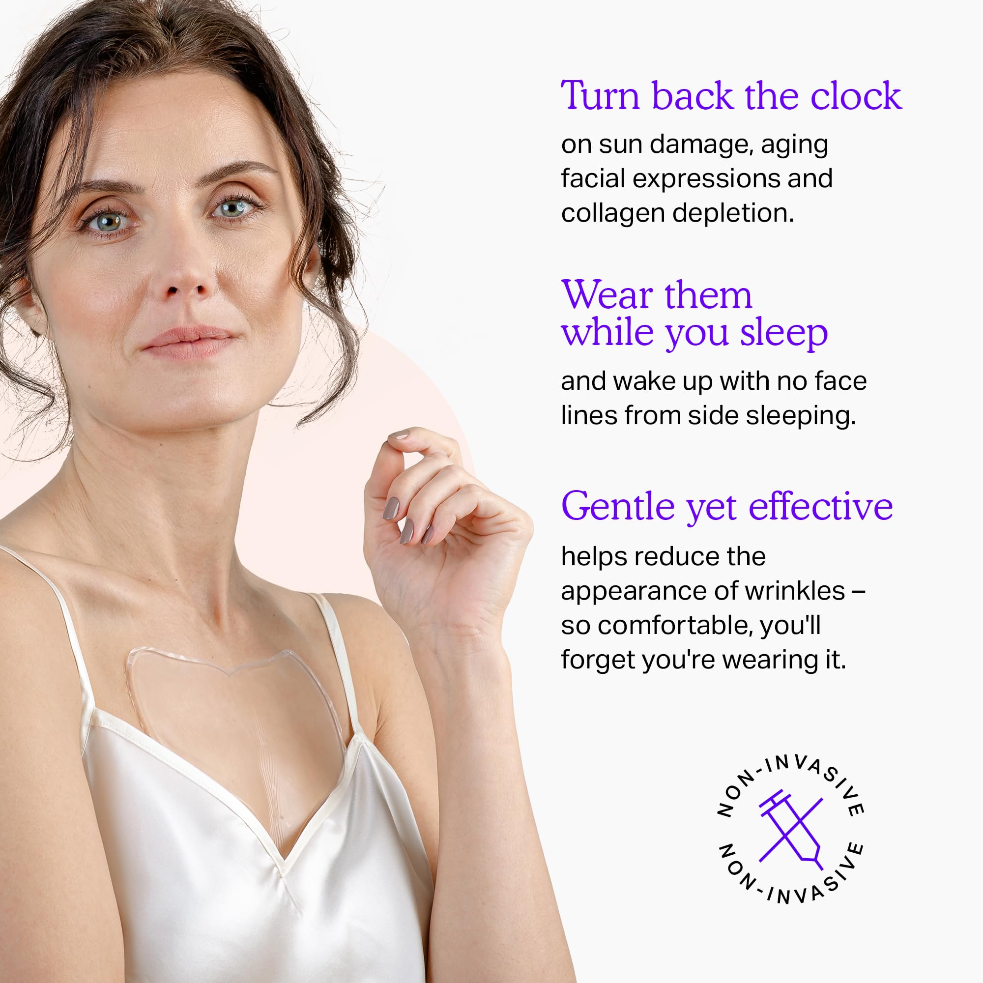 Blumbody anti-aging silicone pads for décolleté