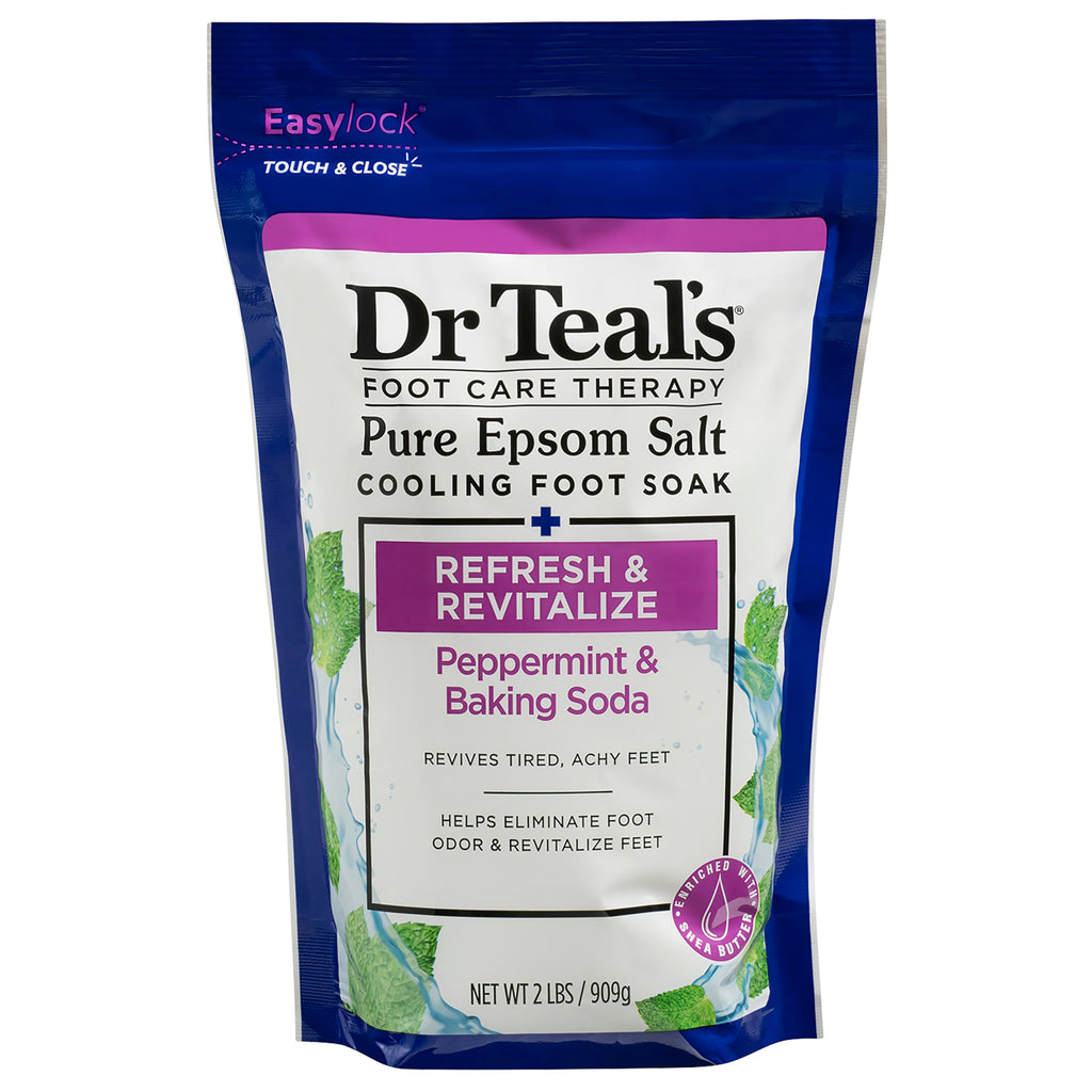 Dr Teal's 2 pounds foot soak bag ingredients and product details