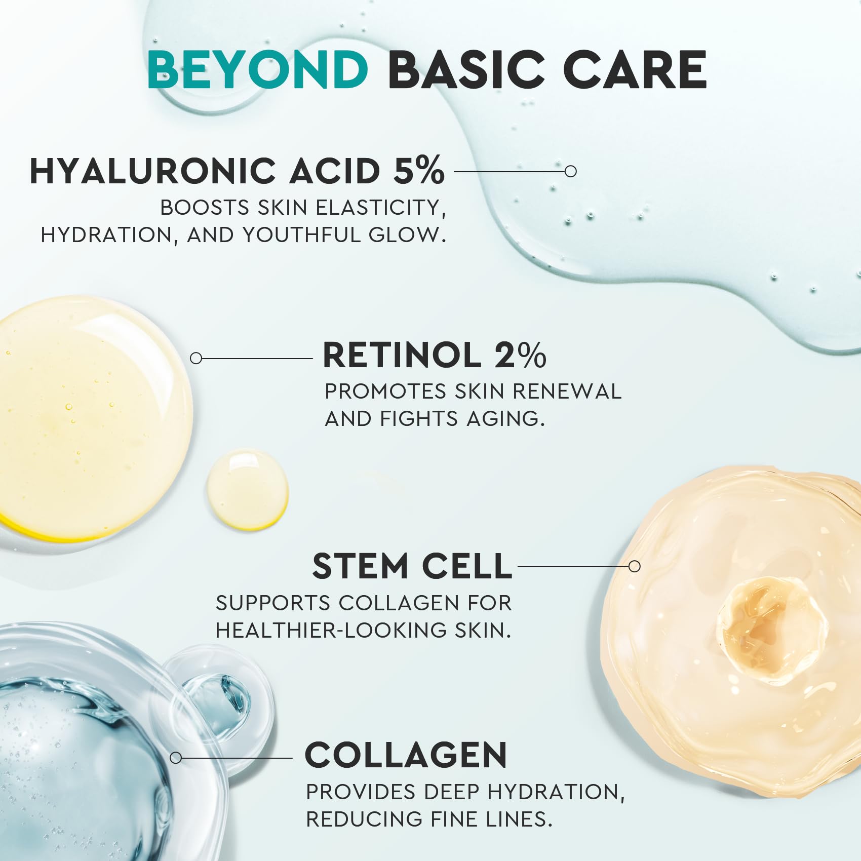 Elvira skincare moisturizer with stem cell and hyaluronic acid