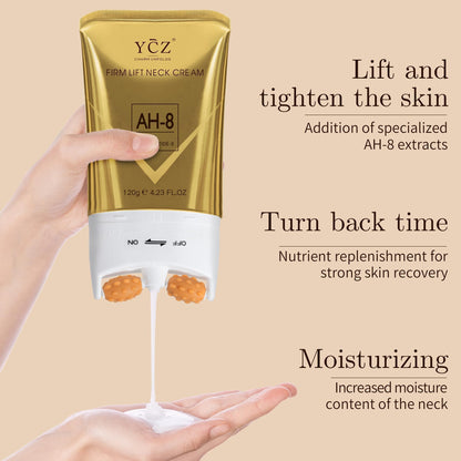 Ycz AH-8 anti-aging neck cream kit with massage roller