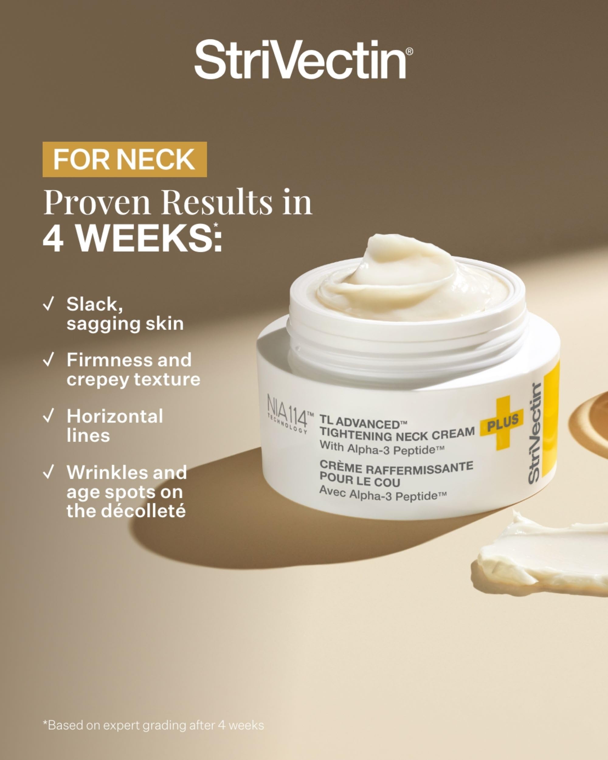 Textured cream view of StriVectin Advanced Neck Cream Plus