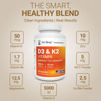 Dr. Berg vitamin D3 5000 IU bottle with cap open