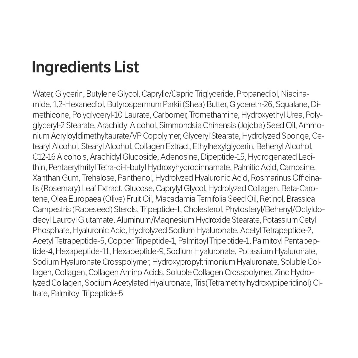 Textured swatch of Sungboon Editor Deep Collagen Retinol Capsule Cream on skin