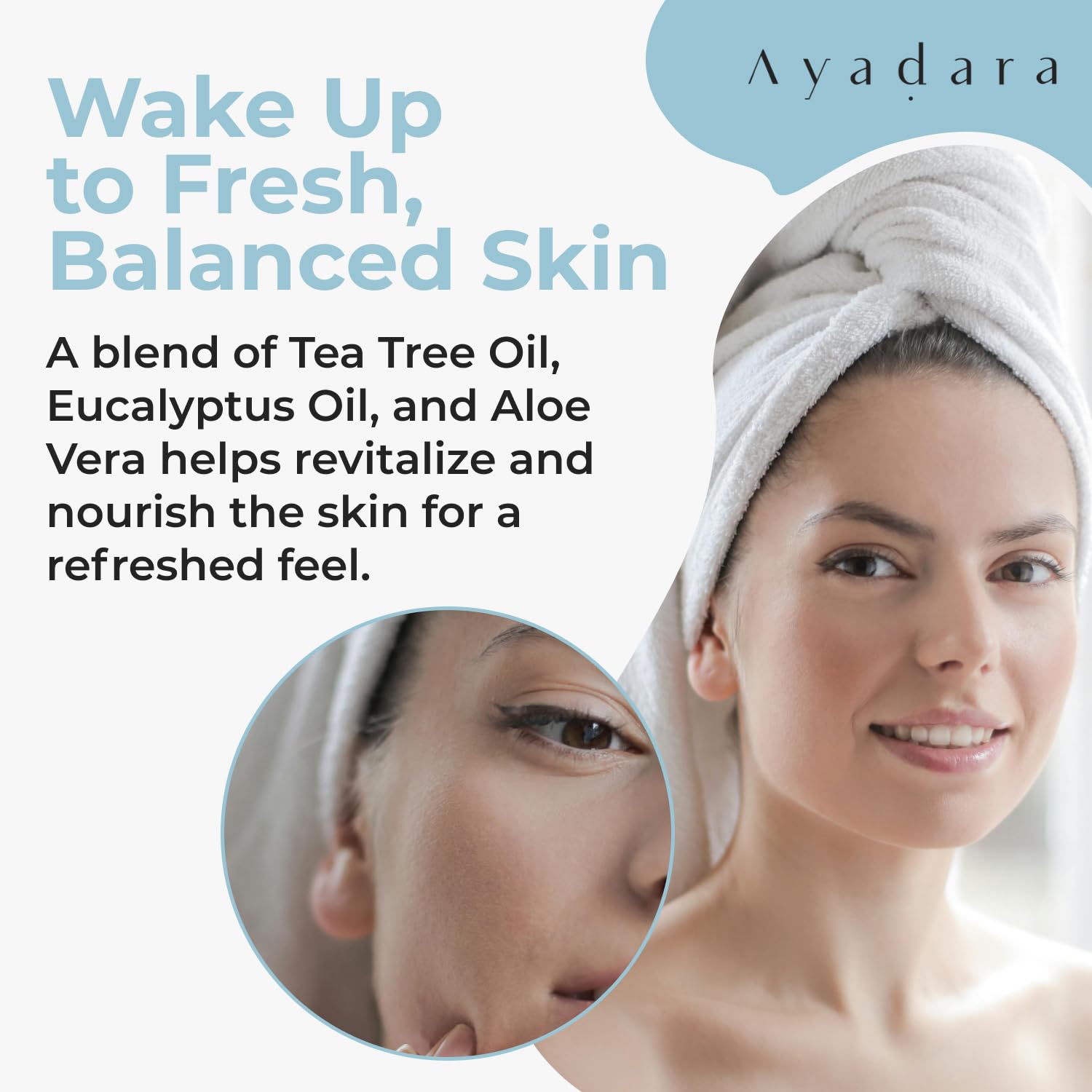 Ayadara hormonal acne sulfur cream open jar showing texture of the bentonite clay formula