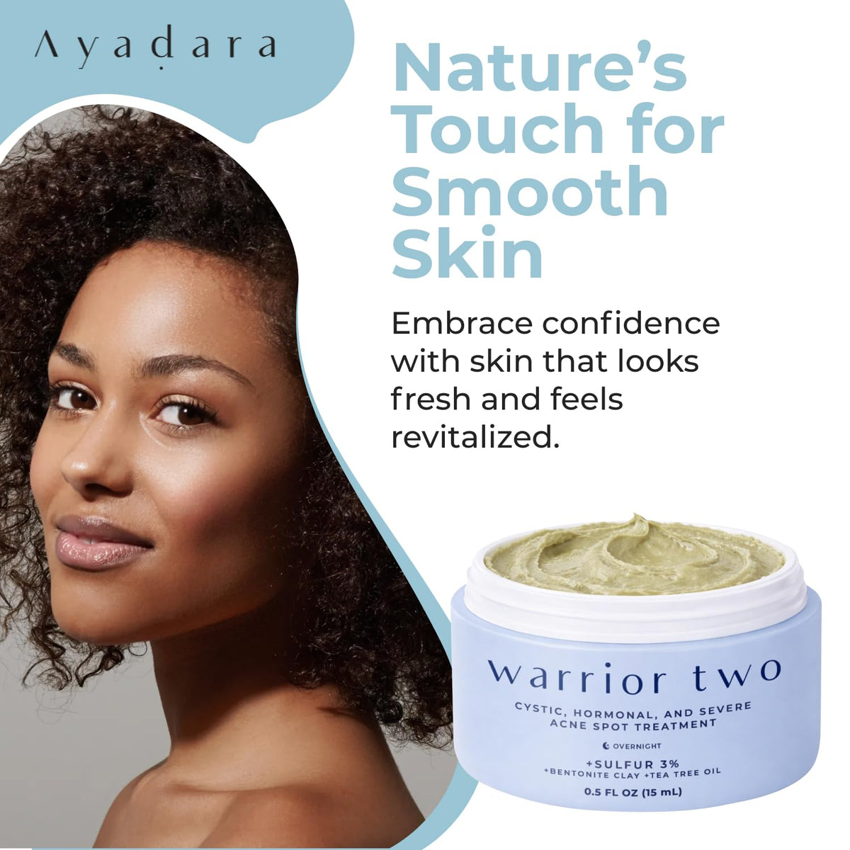 Ayadara warrior two formula lifestyle application shot