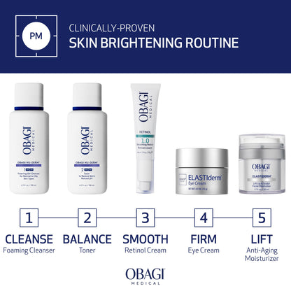Obagi Medical Retinol 1.0 Percent tube displayed with its protective outer carton.