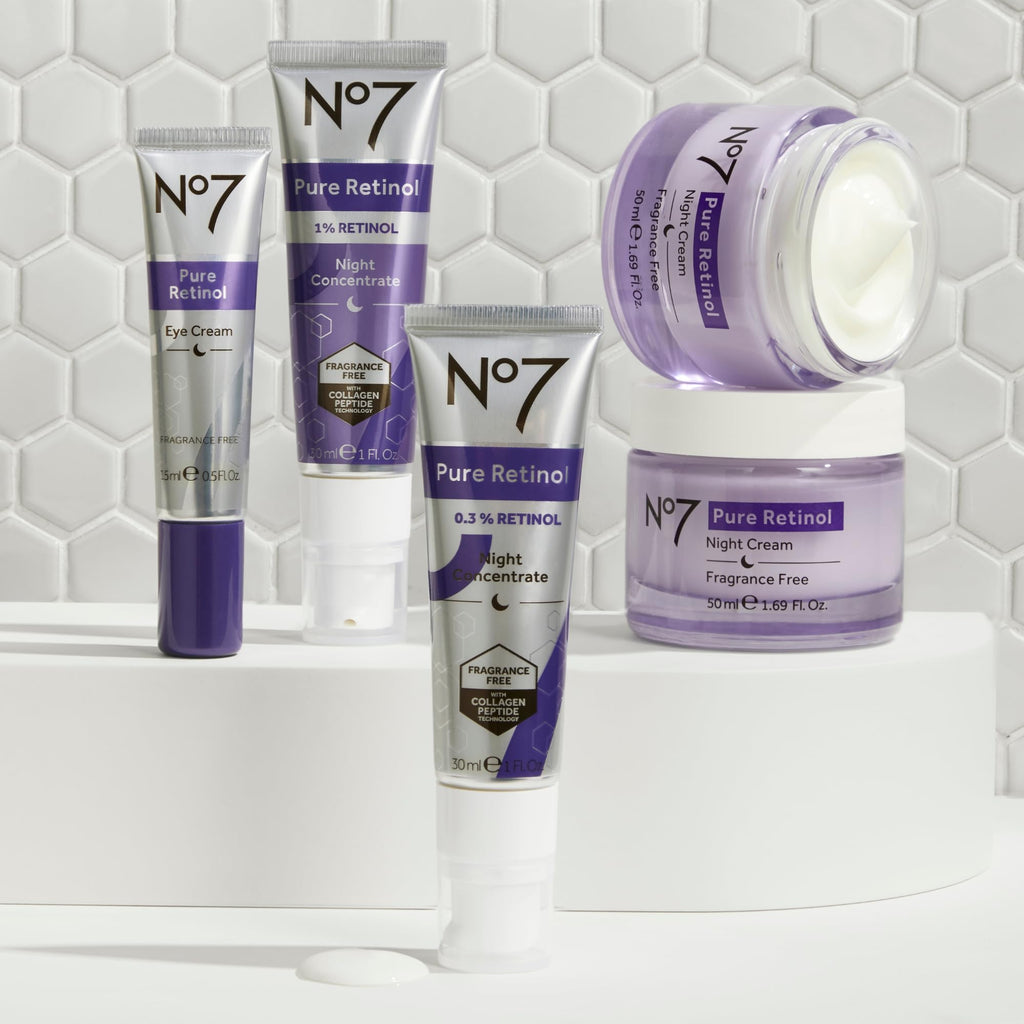 No7 Pure Retinol 1 Percent Night Concentrate lifestyle setting
