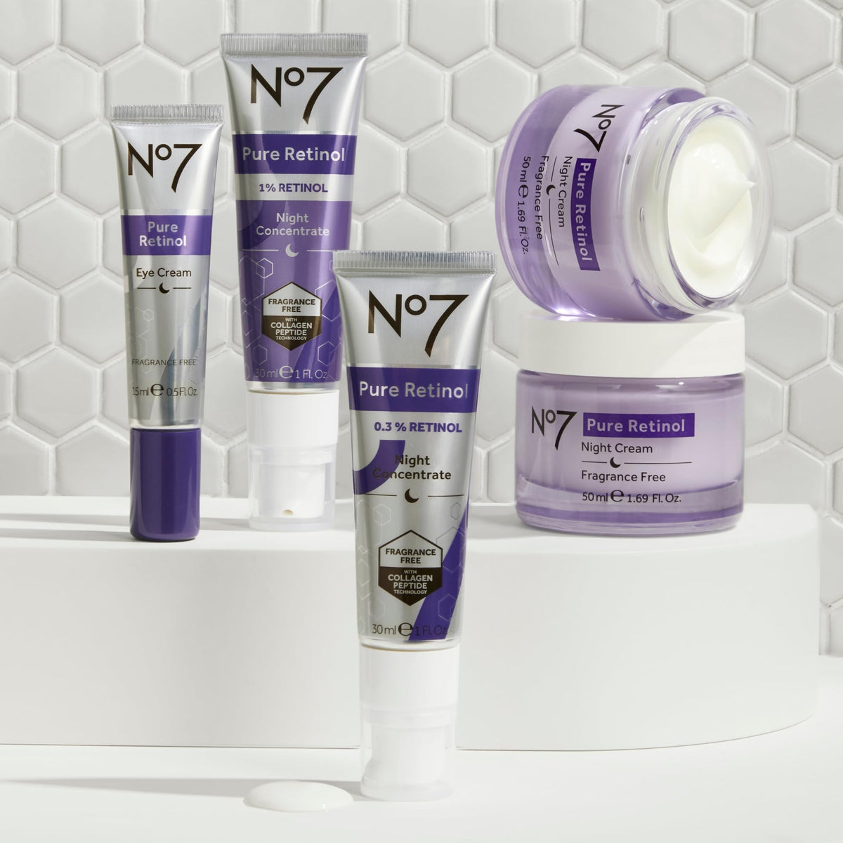 No7 Pure Retinol 1 Percent Night Concentrate lifestyle setting