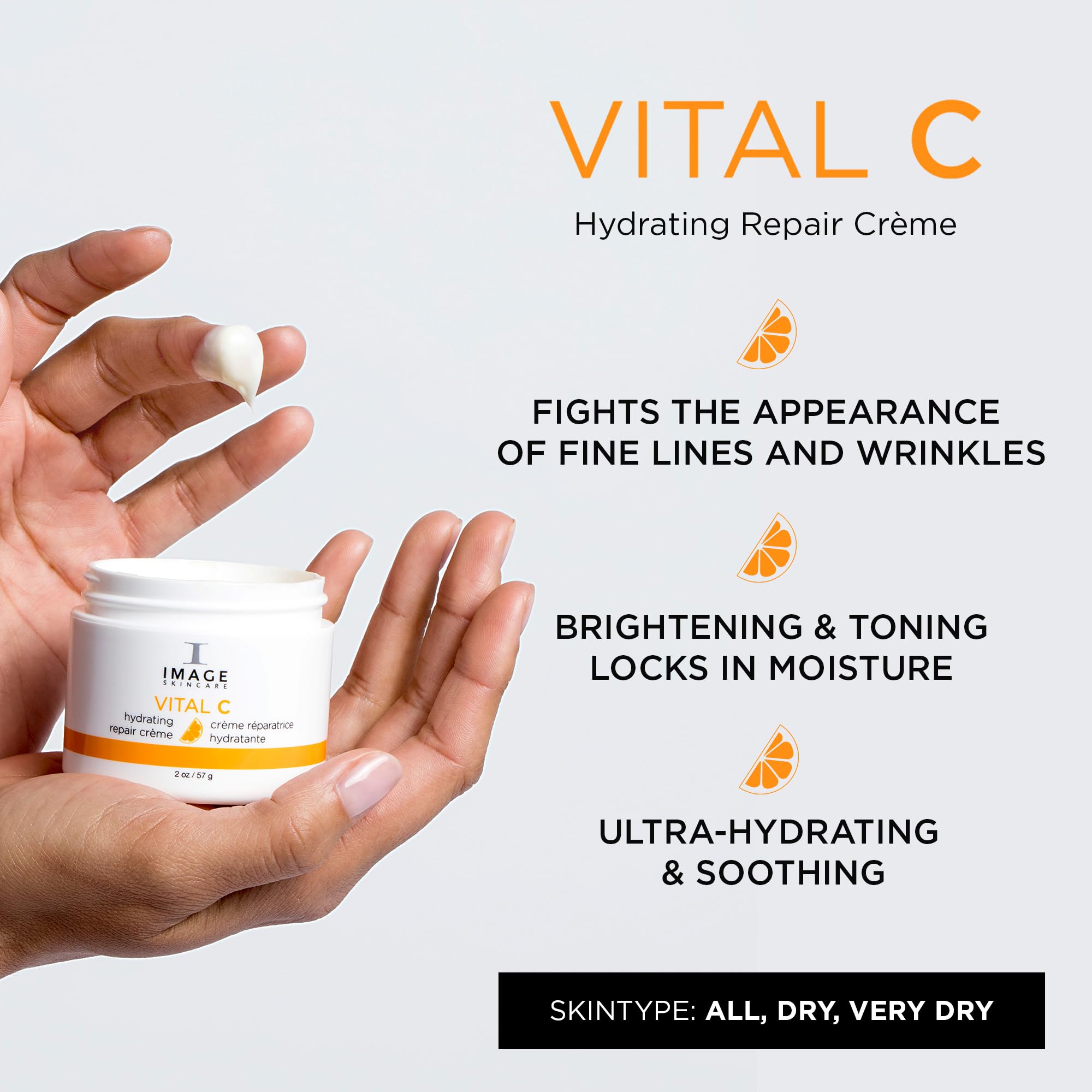 IMAGE Skincare VITAL C night cream packaging box showing official ingredients list