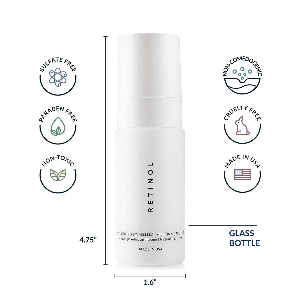 Naeli facial moisturizer texture and cream swatch