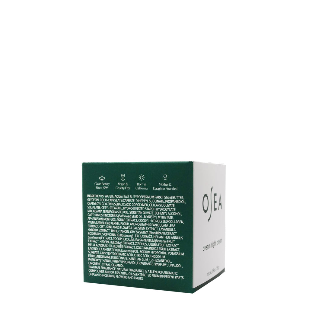 OSEA Dream Night Cream full product set angle