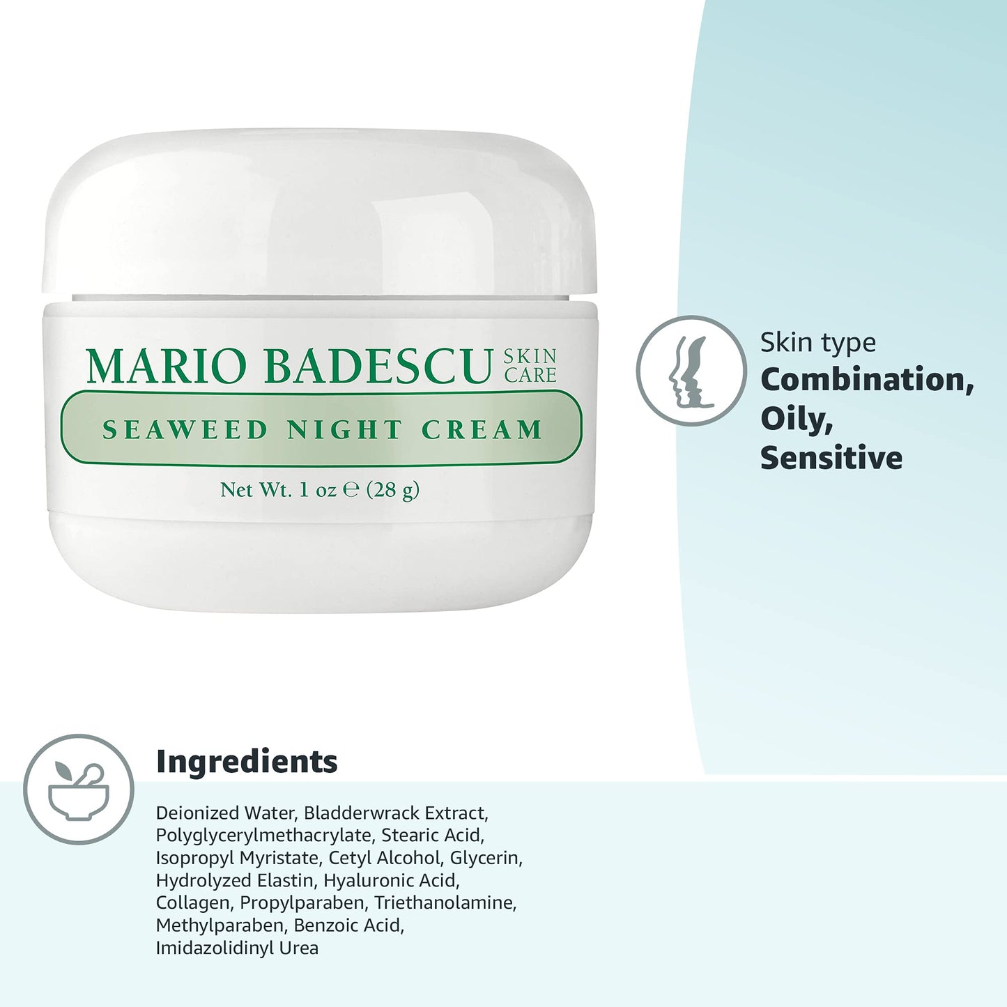 Mario Badescu premium USA imported skincare line presentation.