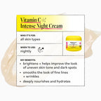 Derma E Vitamin C Intense Night Cream ingredients and usage info