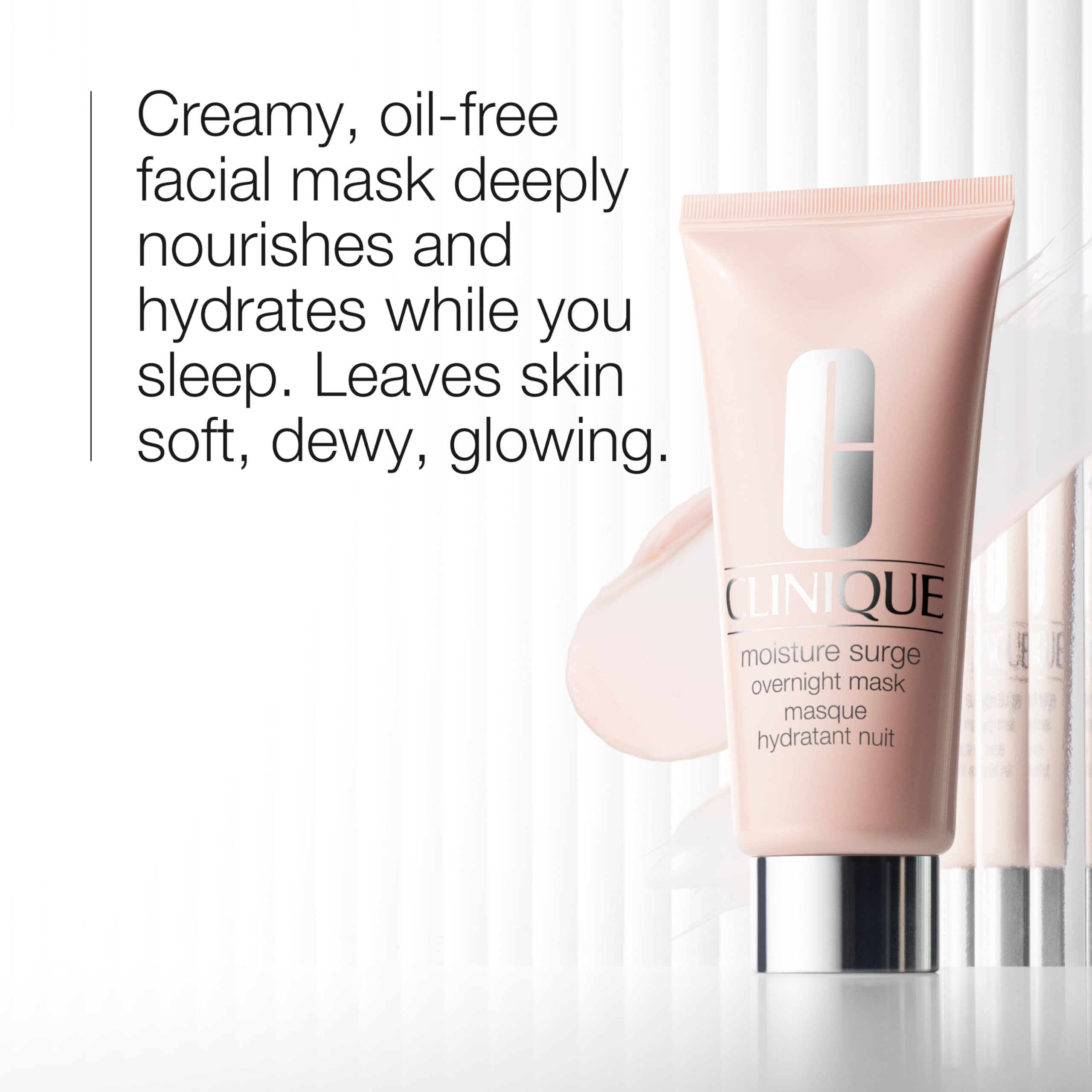 Clinique hydrating night face mask packaging boxes showing product size details