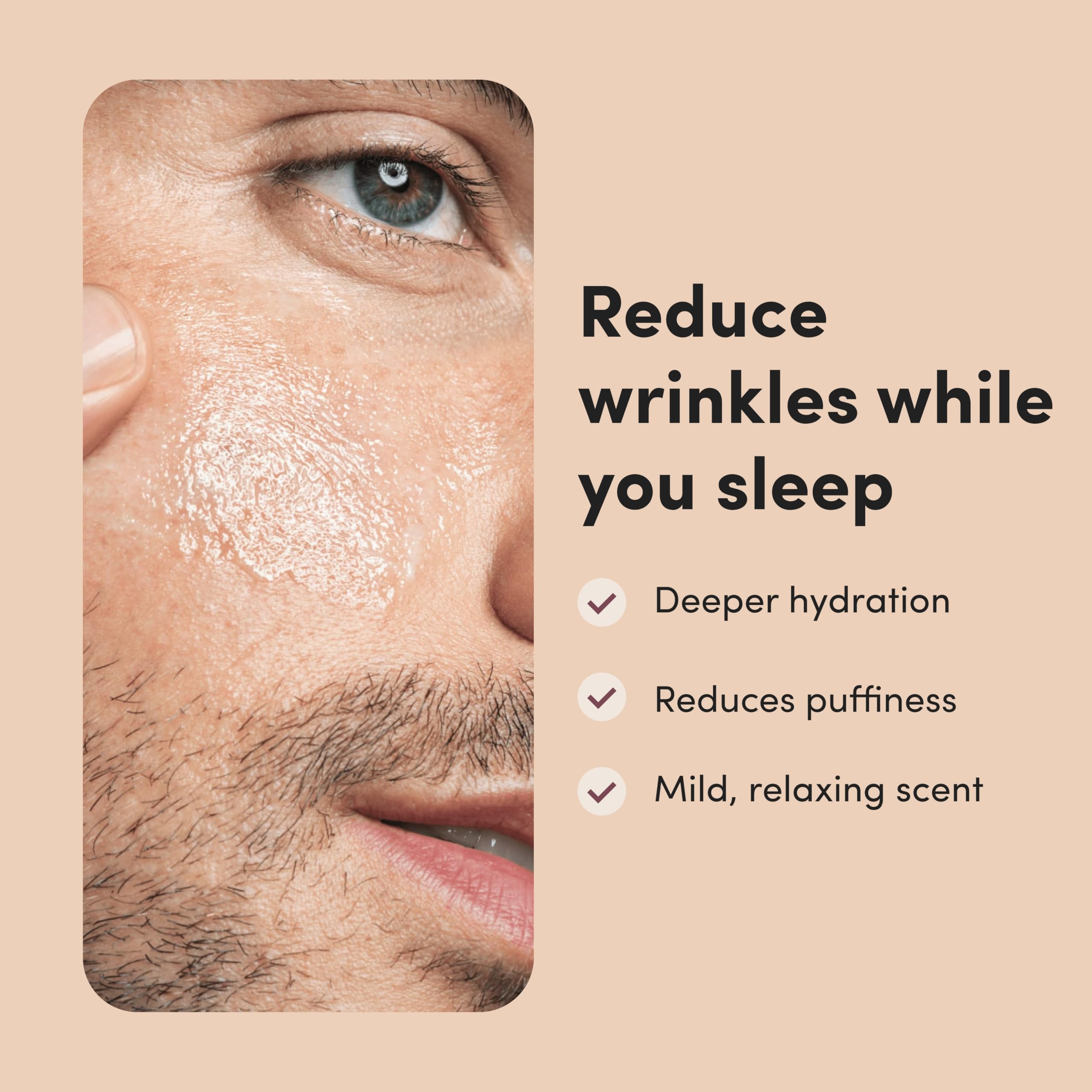 Hims hydrating face cream for men highlighting the compact one fluid ounce container