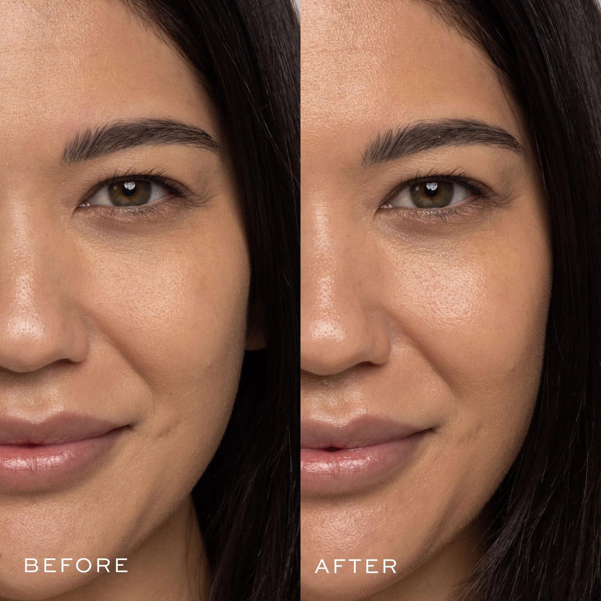DIME Beauty Restorative Night Cream application on face