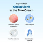 DearKlairs Midnight Blue Calming Cream lifestyle shot for sensitive skin care