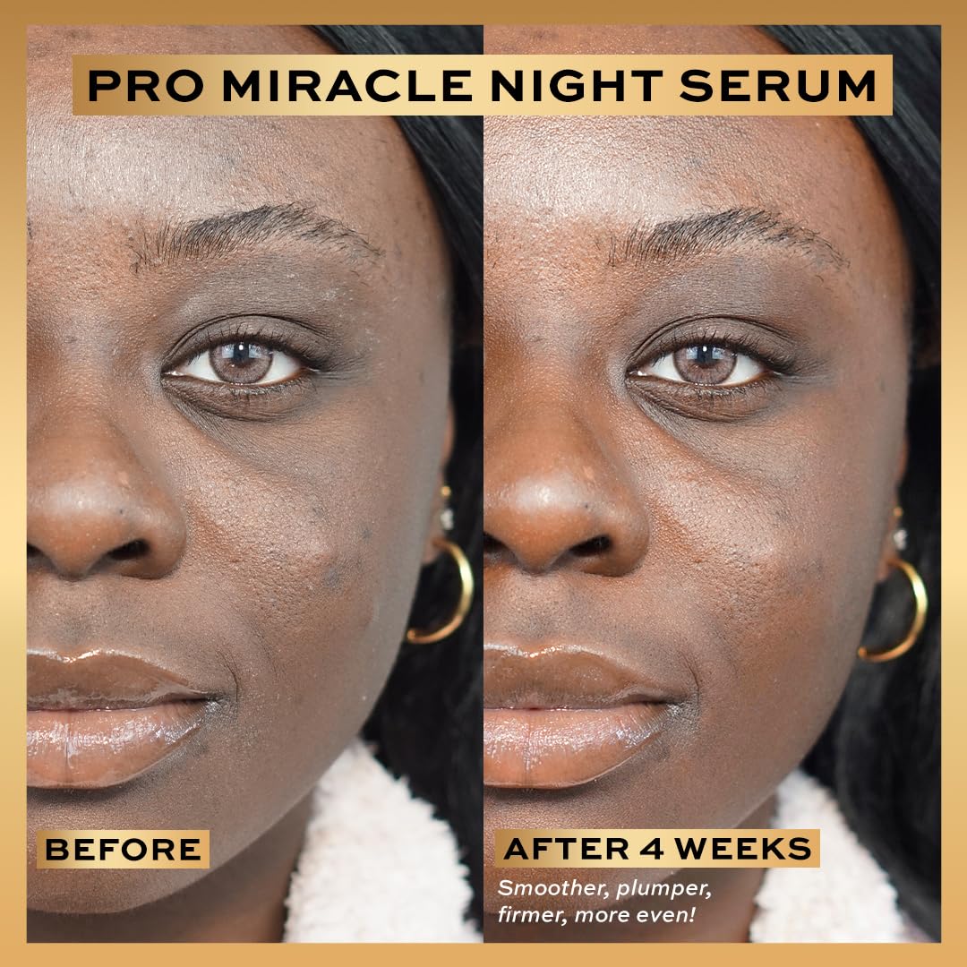 Overnight plumping face serum with hyaluronic acid and peptides for radiant skin