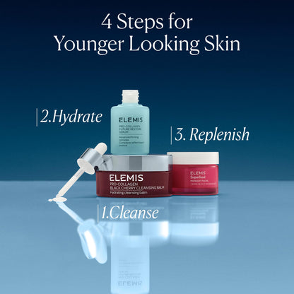 ELEMIS Superfood luxury gel cream moisturizer showing authentic product labeling