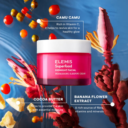 Texture preview of the lightweight prebiotic facial cream on a smooth surface