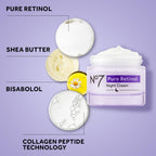 No7 Pure Retinol Night Cream box packaging exterior design
