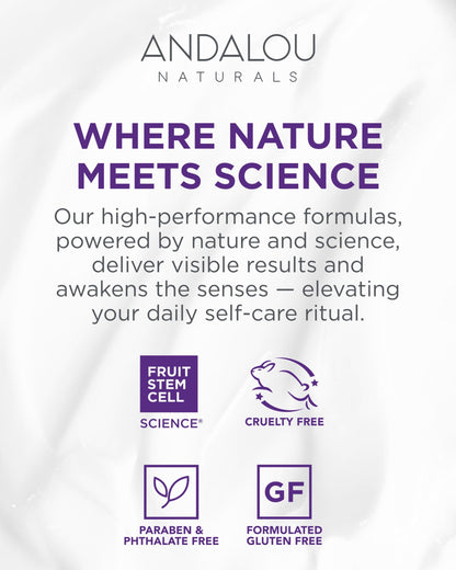 Close-up of the opened purple jar revealing the luxurious texture of the anti-aging overnight moisturizer.