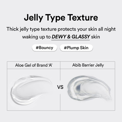Abib barrier jelly sleeping cream premium skincare jar