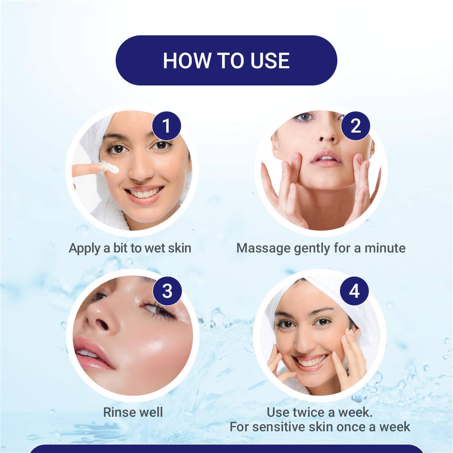 Side profile of Mitchell USA Ageless Skin Polish packaging