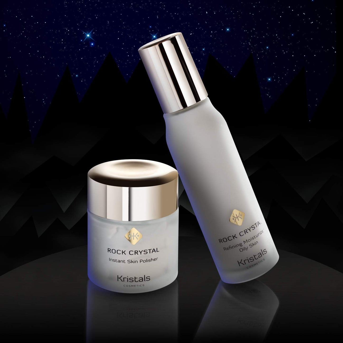 Authentic USA imported Kristals Cosmetics skincare product packaging