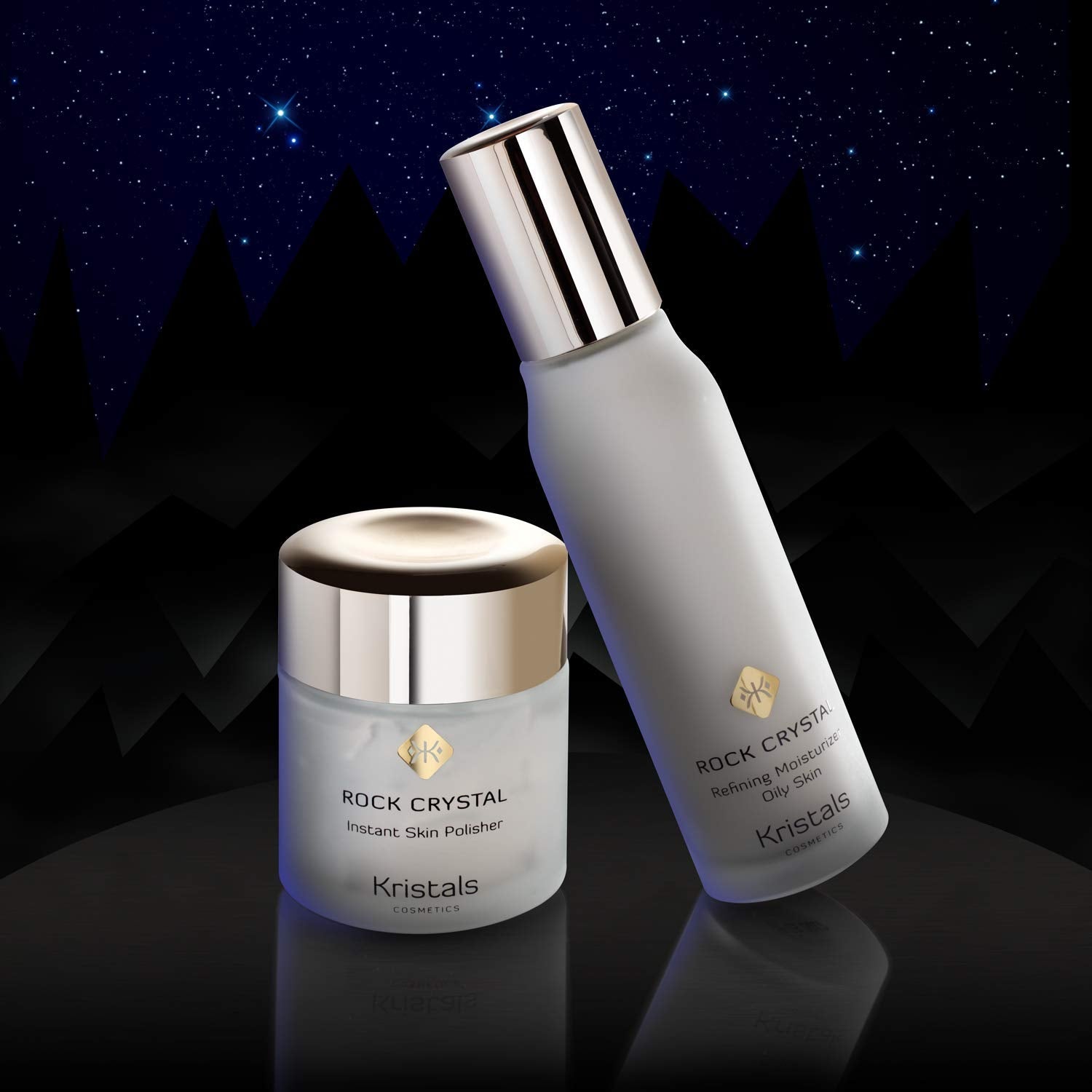 Authentic USA imported Kristals Cosmetics skincare product packaging