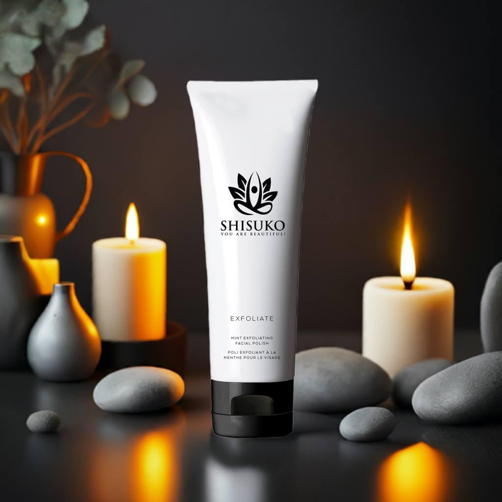 Shisuko Exfoliating Face Polish texture shot showing sugar scrub