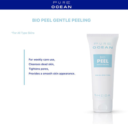Sheida Pure Ocean Bio Peel 75 milliliter tube back label