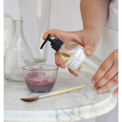 Farmaesthetics organic rose and sweet milk facial scrub treatment bottle