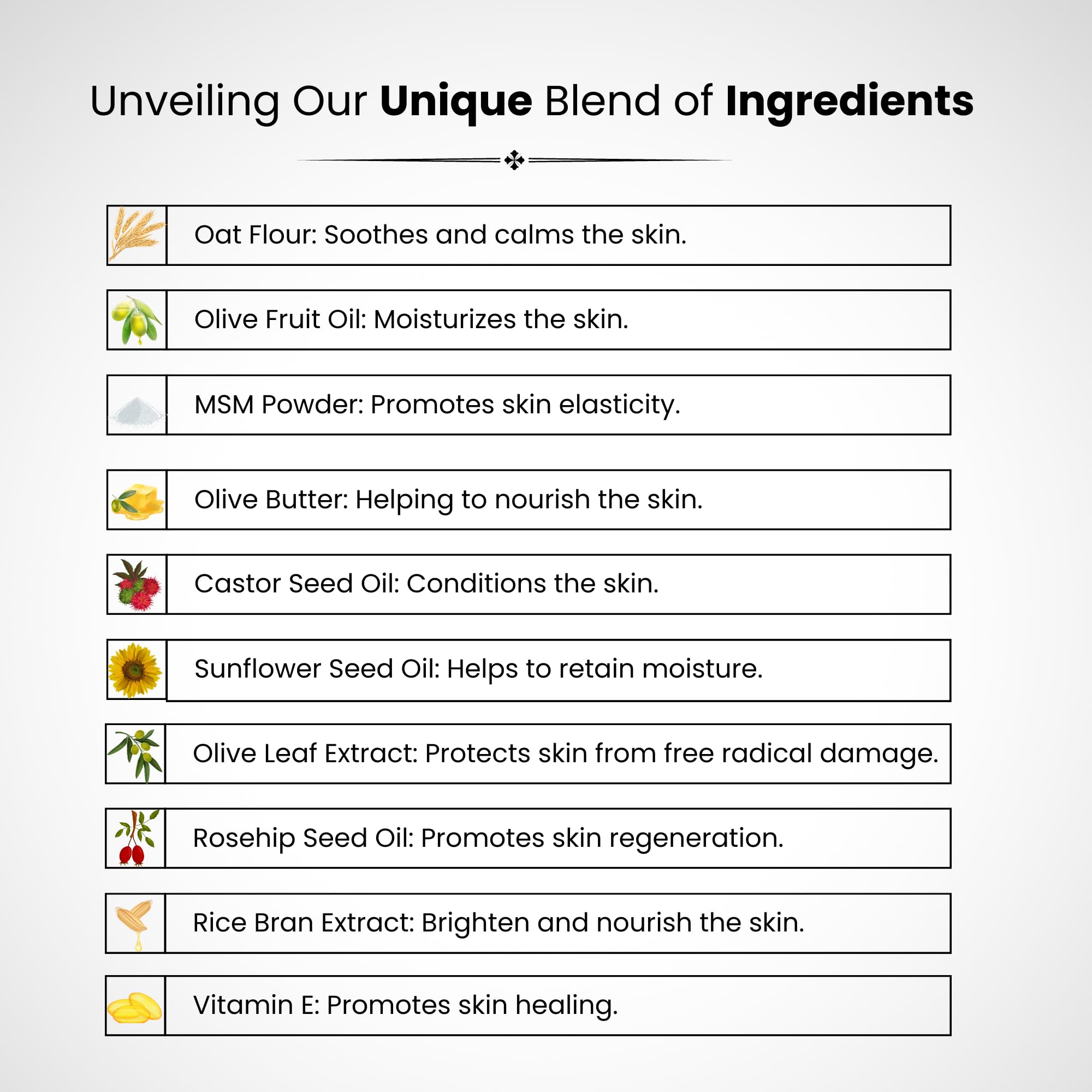 Authentic USA imported Olive + M skincare product
