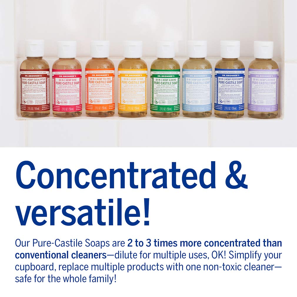 Organic plant-based baby unscented soap bottle back label showing detailed usage instructions