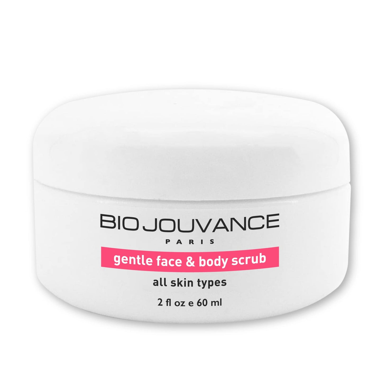 Bio Jouvance Paris exfoliating scrub texture and jojoba beads detail