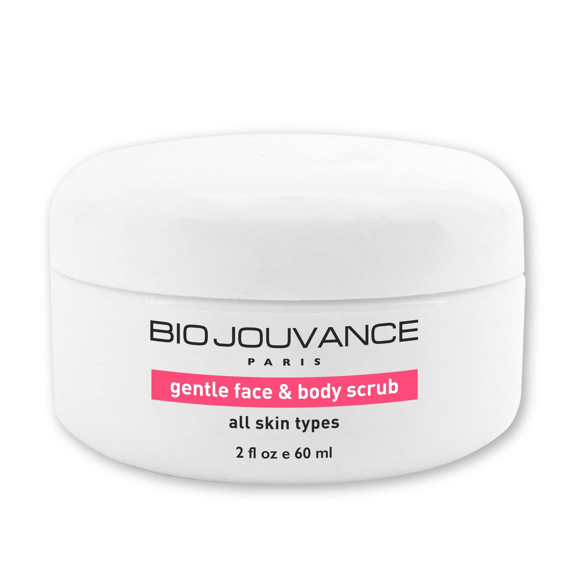 Bio Jouvance Paris exfoliating scrub texture and jojoba beads detail
