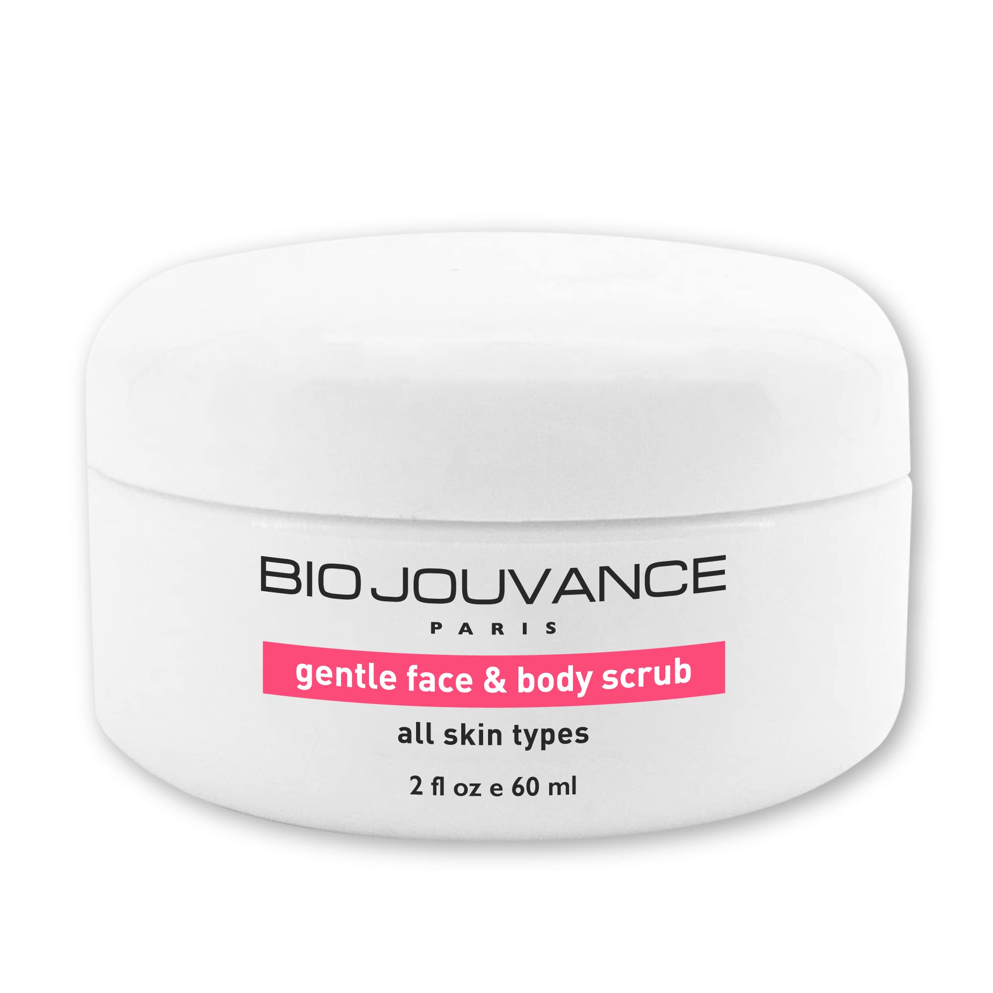 Bio Jouvance Paris exfoliating scrub texture and jojoba beads detail