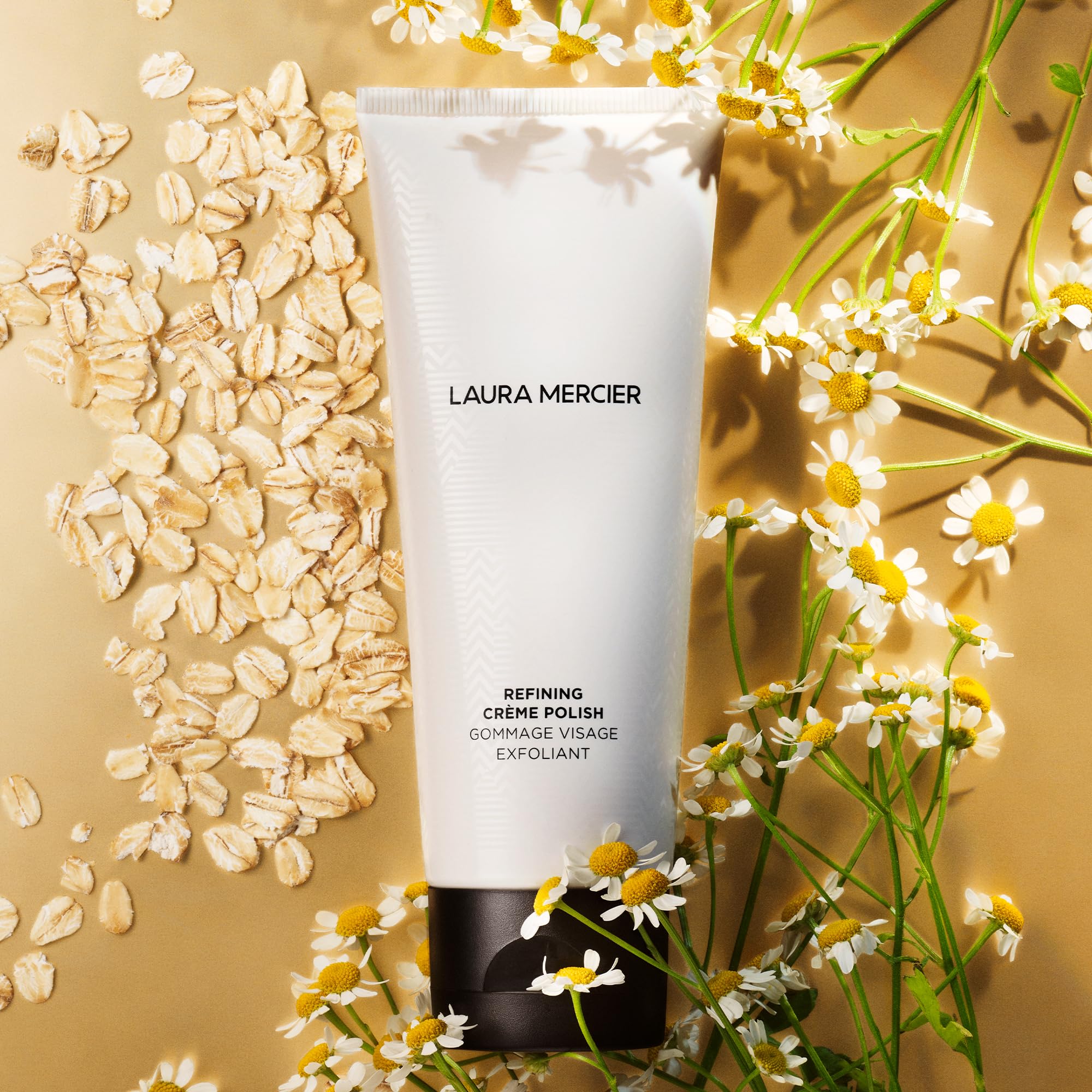 Laura Mercier exfoliating scrub tube texture and packaging