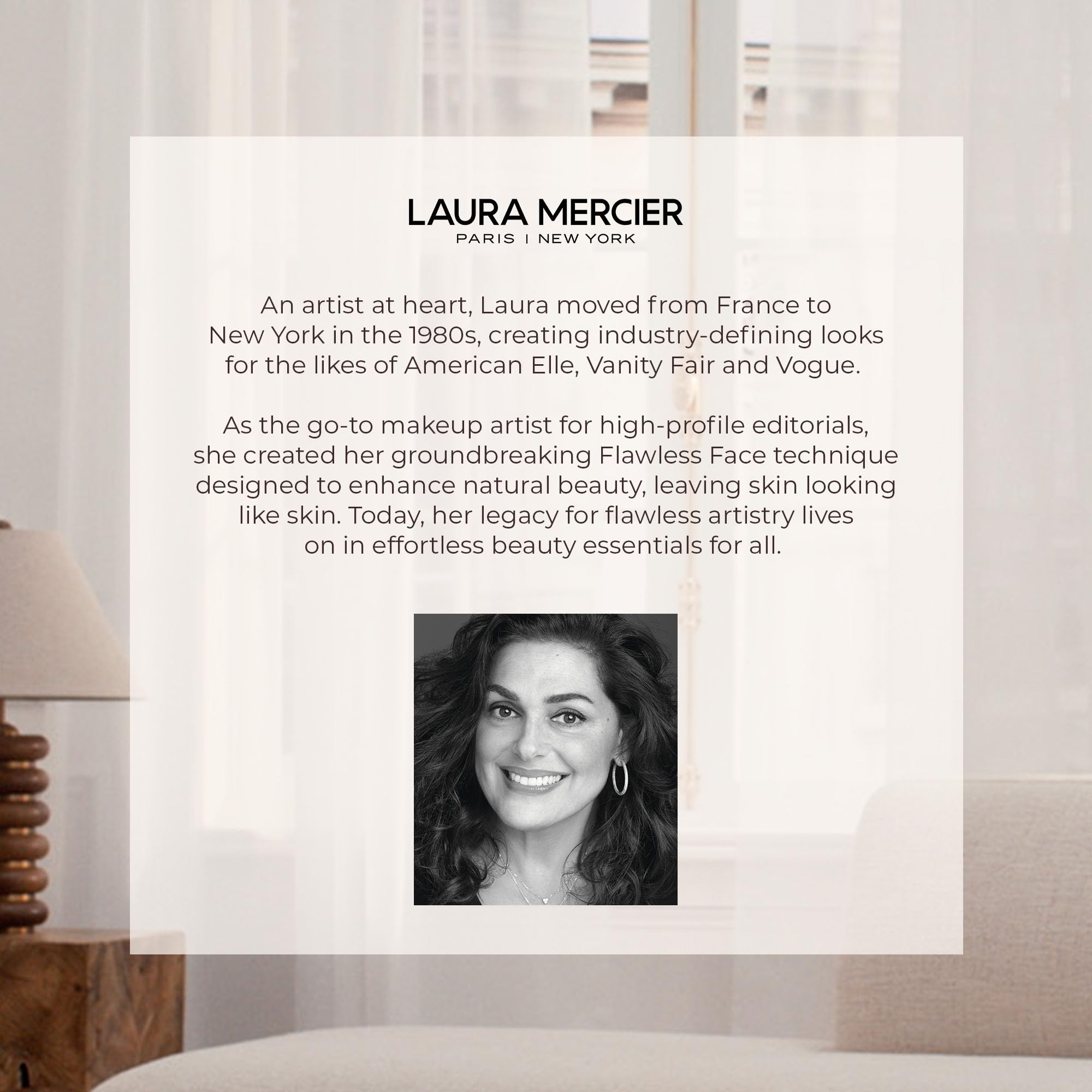 Laura Mercier facial polish branding and cap detail