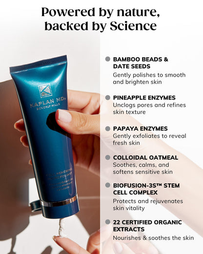 Kaplan MD Cell Renewing Microfoliant back of tube label